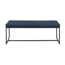 48" Upholstered Bench With Metal Base - Saracina Home -Saracina Home Shop GUEST e9c48d5c f015 4ec3 a18f 1b402d2cb46b