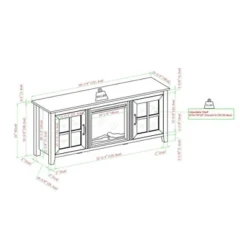 Transitional Farmhouse Window Pane Fireplace TV Stand For TV's Up To 65" Gray Wash - Saracina Home 19 Transitional Farmhouse Window Pane Fireplace TV Stand For TV's Up To 65" Gray Wash - Saracina Home -Saracina Home Shop GUEST ec717493 c6e9 4860 bcbd c6e37e9f177e