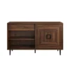 52" Modern Sliding Door Sideboard Dark Walnut - Saracina Home -Saracina Home Shop GUEST ed80c3f1 1392 44c6 b550 6596bc3d4438