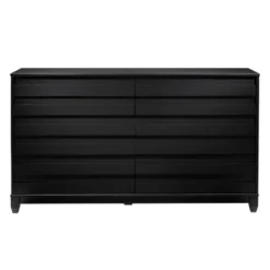 Ilya Solid Wood Modern Panel Front 6 Drawer Dresser - Saracina Home -Saracina Home Shop GUEST ef41feaf 4e19 4fb5 8811 632636980ad5