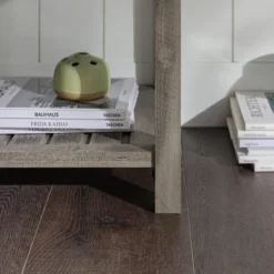 June Rustic Transitional Square Nightstand With Lower Shelf - Saracina Home -Saracina Home Shop GUEST f08f610e b018 4cce a230 b305a209adc8