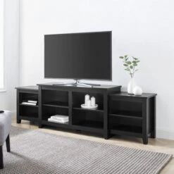 Leveled Classic Tiered Top TV Stand For TVs Up To 50" - Saracina Home -Saracina Home Shop GUEST f1453509 93b5 459a b942 2f0dd9b70cd0