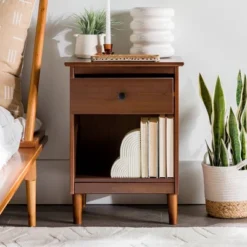 Stiva Classic Mid-Century Modern 1 Drawer Nightstand - Saracina Home 30 Stiva Classic Mid-Century Modern 1 Drawer Nightstand - Saracina Home -Saracina Home Shop GUEST f1f5300e 5364 40db 96ef 77bca274ed96