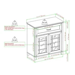 Transitional 2 Door Window Pane Accent Cabinet Dark Walnut - Saracina Home 13 Transitional 2 Door Window Pane Accent Cabinet Dark Walnut - Saracina Home -Saracina Home Shop GUEST f28d8f30 c7cd 4120 b365 7f84e460f726