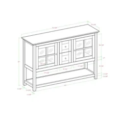 Tasi Transitional Buffet With Lower Shelf TV Stand For TVs Up To 58" - Saracina Home -Saracina Home Shop GUEST f5204cb0 d6b1 4f04 8bff d0f10edf174e