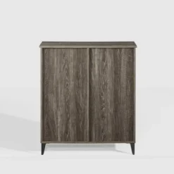 Transitional Glass And Grooved Door Accent Cabinet - Saracina Home -Saracina Home Shop GUEST f6296844 c570 4382 9c11 7231fab45bcf