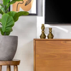 Solid Wood Mid-Century Modern TV Stand For TVs Up To 65" - Saracina Home 20 Solid Wood Mid-Century Modern TV Stand For TVs Up To 65" - Saracina Home -Saracina Home Shop GUEST faab6dec 2110 4cdc b95e 363b96218060