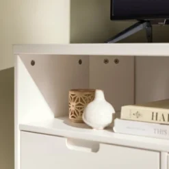 Cara Mid-Century Modern 3 Drawer Corner TV Stand For TVs Up To 58" - Saracina Home -Saracina Home Shop GUEST fb957360 40de 4089 a8ee 5e1e6d667985