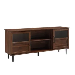 Modern Wood And Glass Door Console TV Stand For TVs Up To 65" - Saracina Home 13 Modern Wood And Glass Door Console TV Stand For TVs Up To 65" - Saracina Home -Saracina Home Shop GUEST fc8652e4 98ea 4ef7 b0d9 8ca61c7825f0