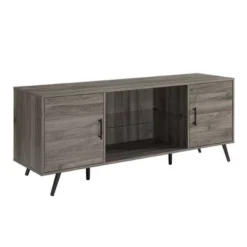 2 Door Mid-Century Modern Wood Storage TV Stand For TVs Up To 65" - Saracina Home 28 2 Door Mid-Century Modern Wood Storage TV Stand For TVs Up To 65" - Saracina Home -Saracina Home Shop GUEST fdbaa559 01a2 420c b9f9 1eddb90512df