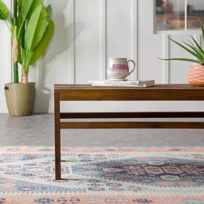 Outdoor Acacia Wood Slatted Coffee Table - Saracina Home 12 Outdoor Acacia Wood Slatted Coffee Table - Saracina Home - Image 10