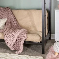 Twin Over Futon Analise Metal Bunk Bed Black - Saracina Home 13 Twin Over Futon Analise Metal Bunk Bed Black - Saracina Home -Saracina Home Shop GUEST ffe84cd1 2ca5 49b4 b5d9 a86751b3e5fc